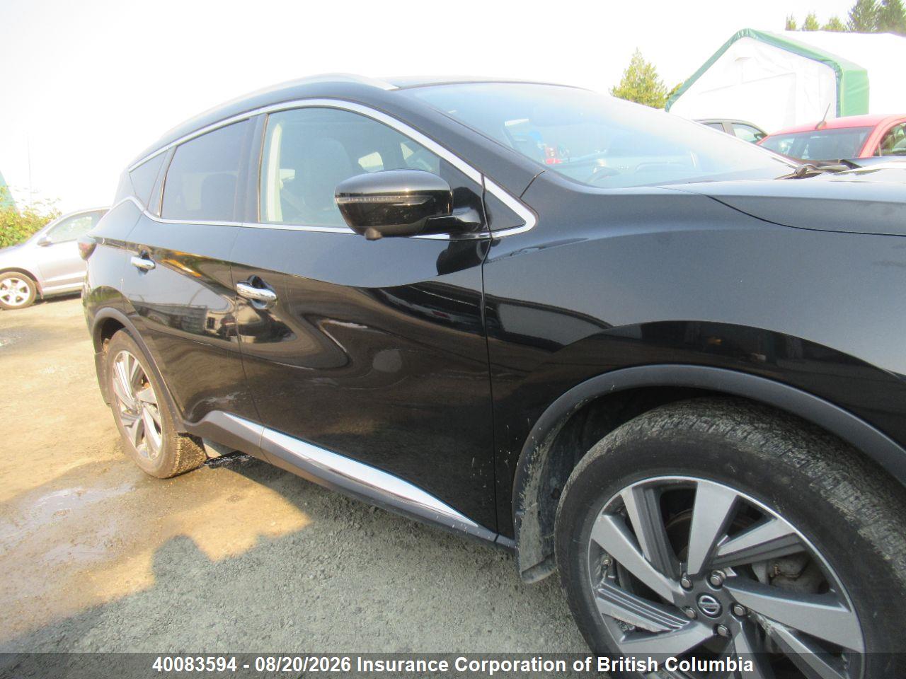 5N1AZ2MS9KN124500 · 2019 NISSAN MURANO S/SL/SV/PLATINUM