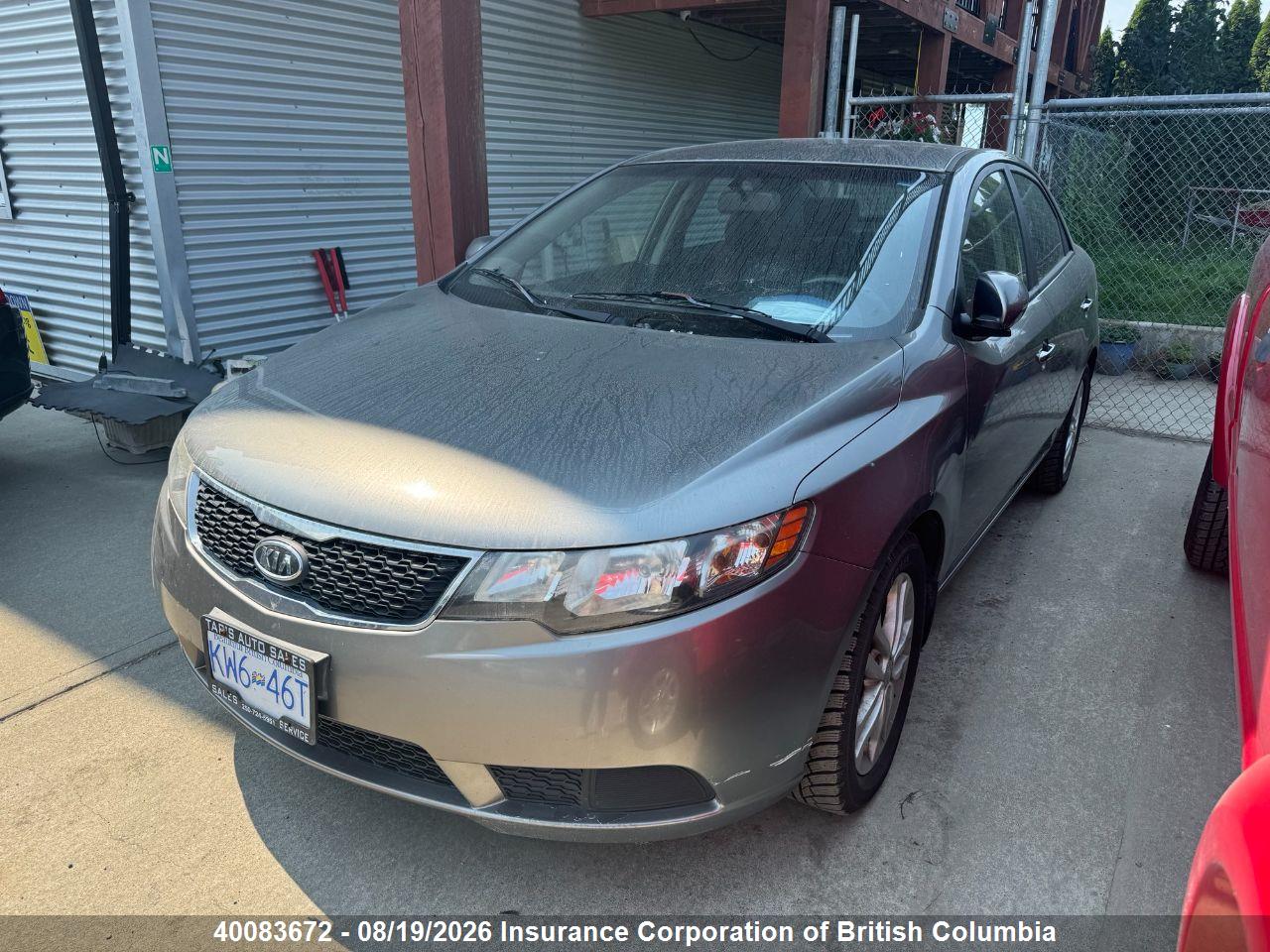 KNAFU4A20B5427042 · 2011 KIA FORTE