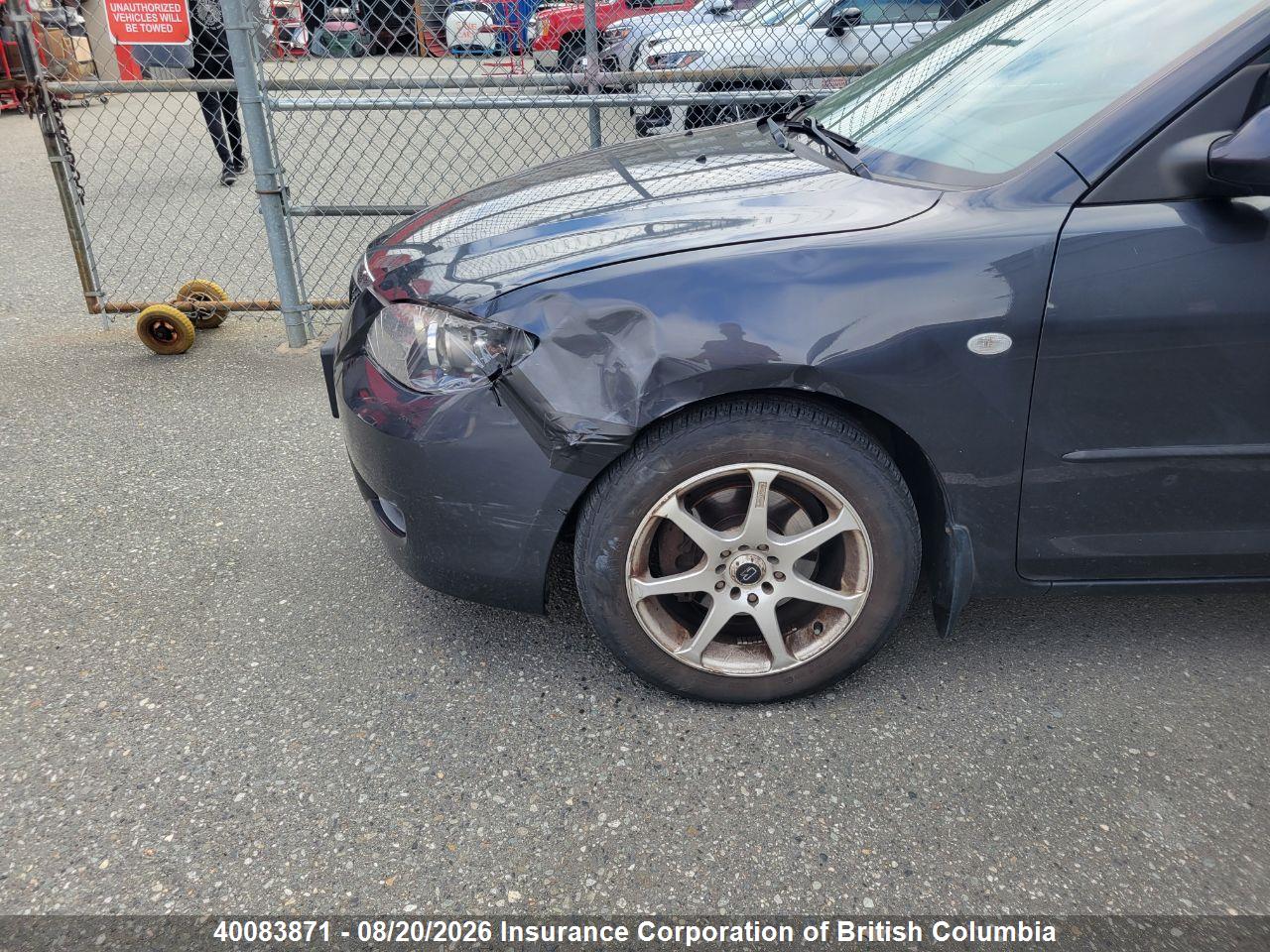 JM1BK32F281803842 · 2008 MAZDA 3 I · 6/24