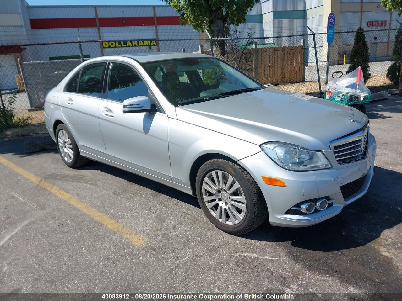 WDDGF8FB9CA619964 · 2012 MERCEDES BENZ C 250 4MATIC