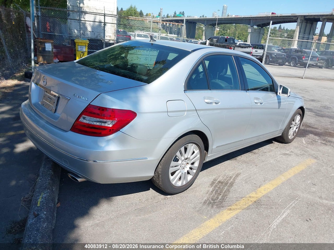 WDDGF8FB9CA619964 · 2012 MERCEDES BENZ C 250 4MATIC · 4/5