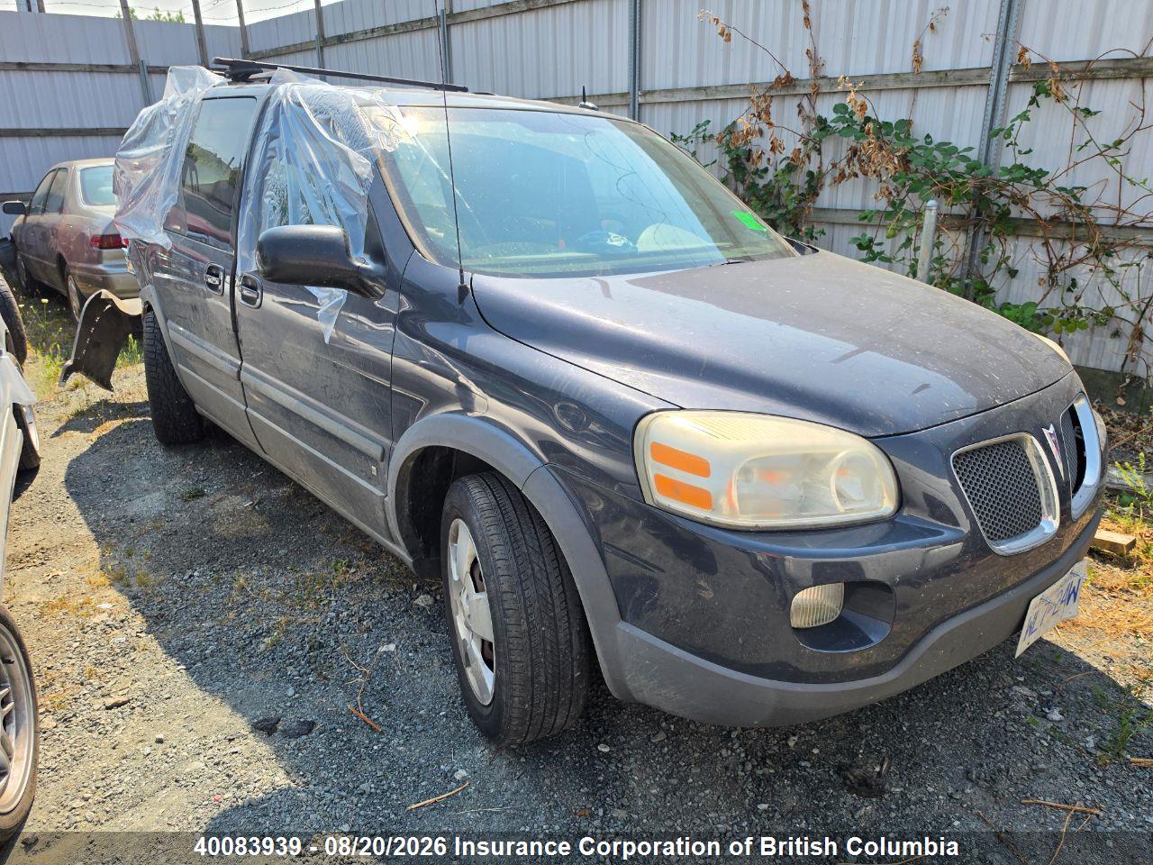 1GMDU03178D151766 · 2008 PONTIAC MONTANA SV6