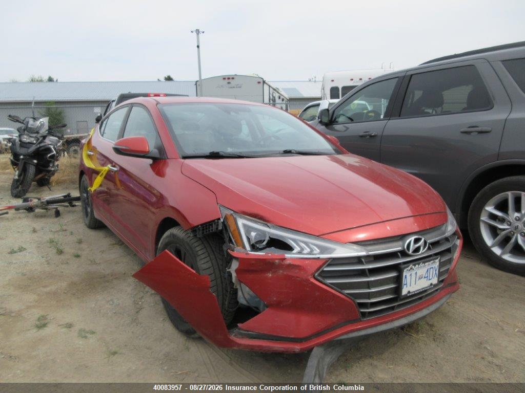 2020 HYUNDAI ELANTRA SEL/VALUE/LIMITED