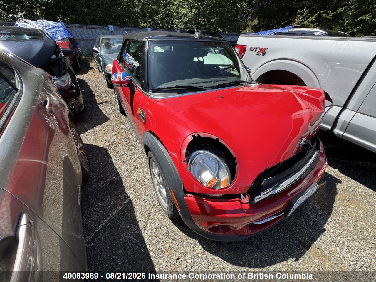 WMWZN3C53DT569332 · 2013 MINI CONVERTIBLE COOPER