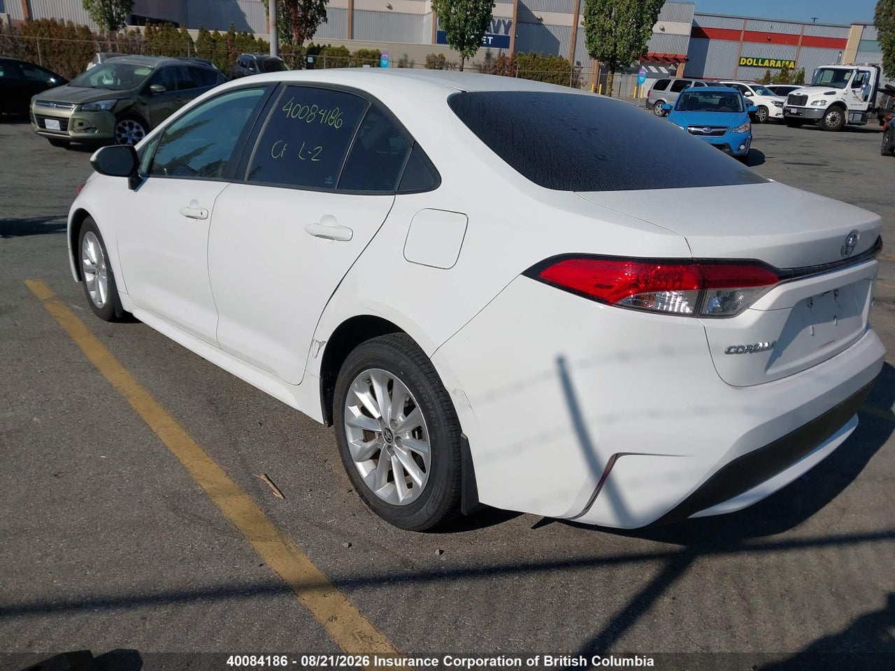5YFBPRBE8LP015373 · 2020 TOYOTA COROLLA LE · 3/21