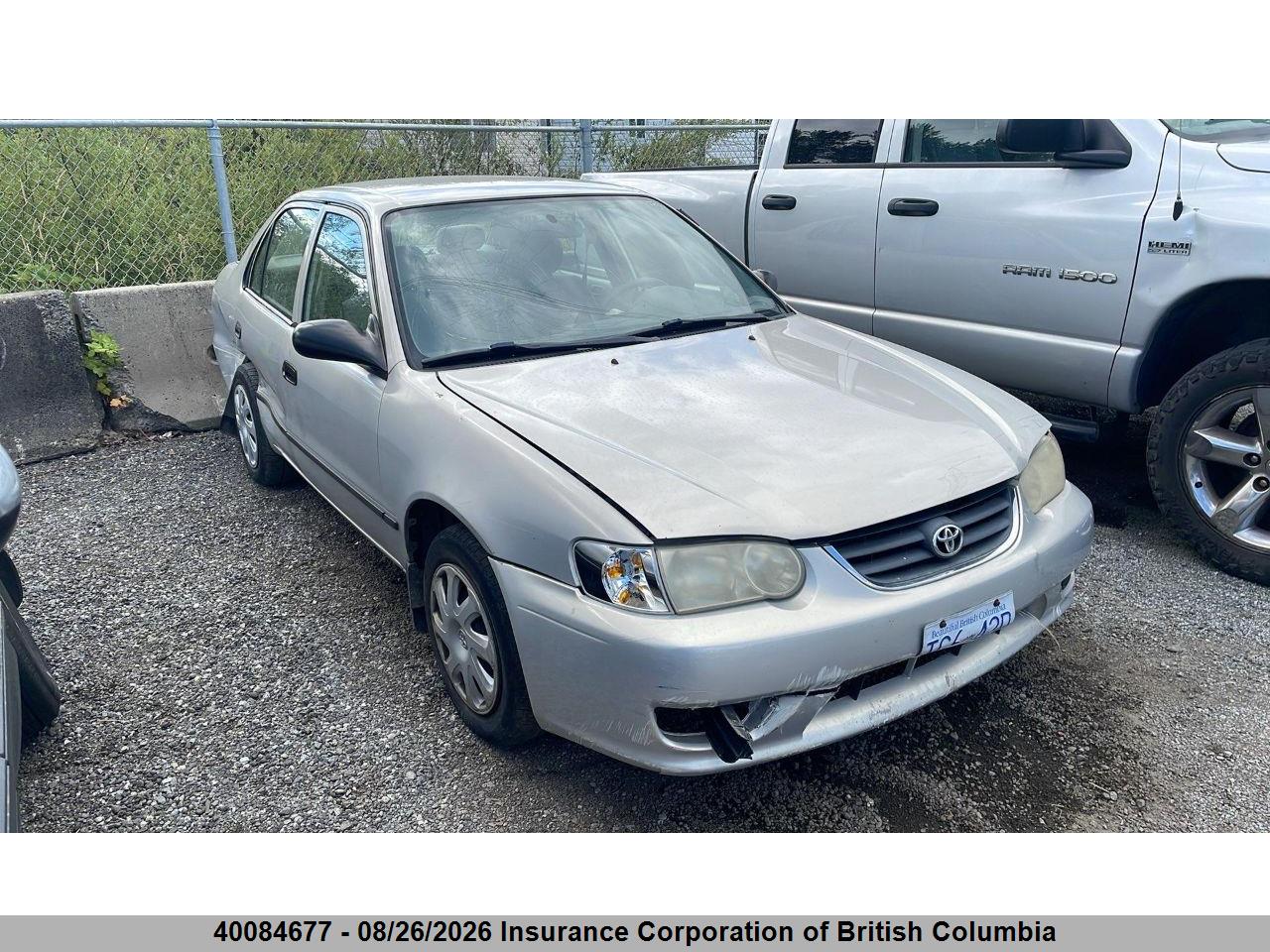 2001 TOYOTA COROLLA CE/LE/S