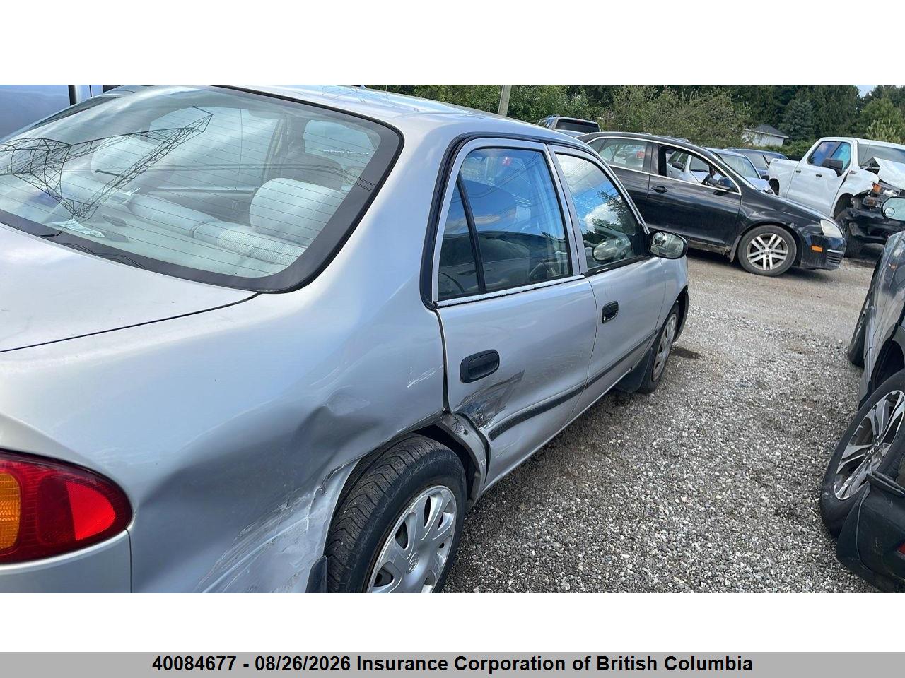 2T1BR12E81C835994 · 2001 TOYOTA COROLLA CE/LE/S · 4/24