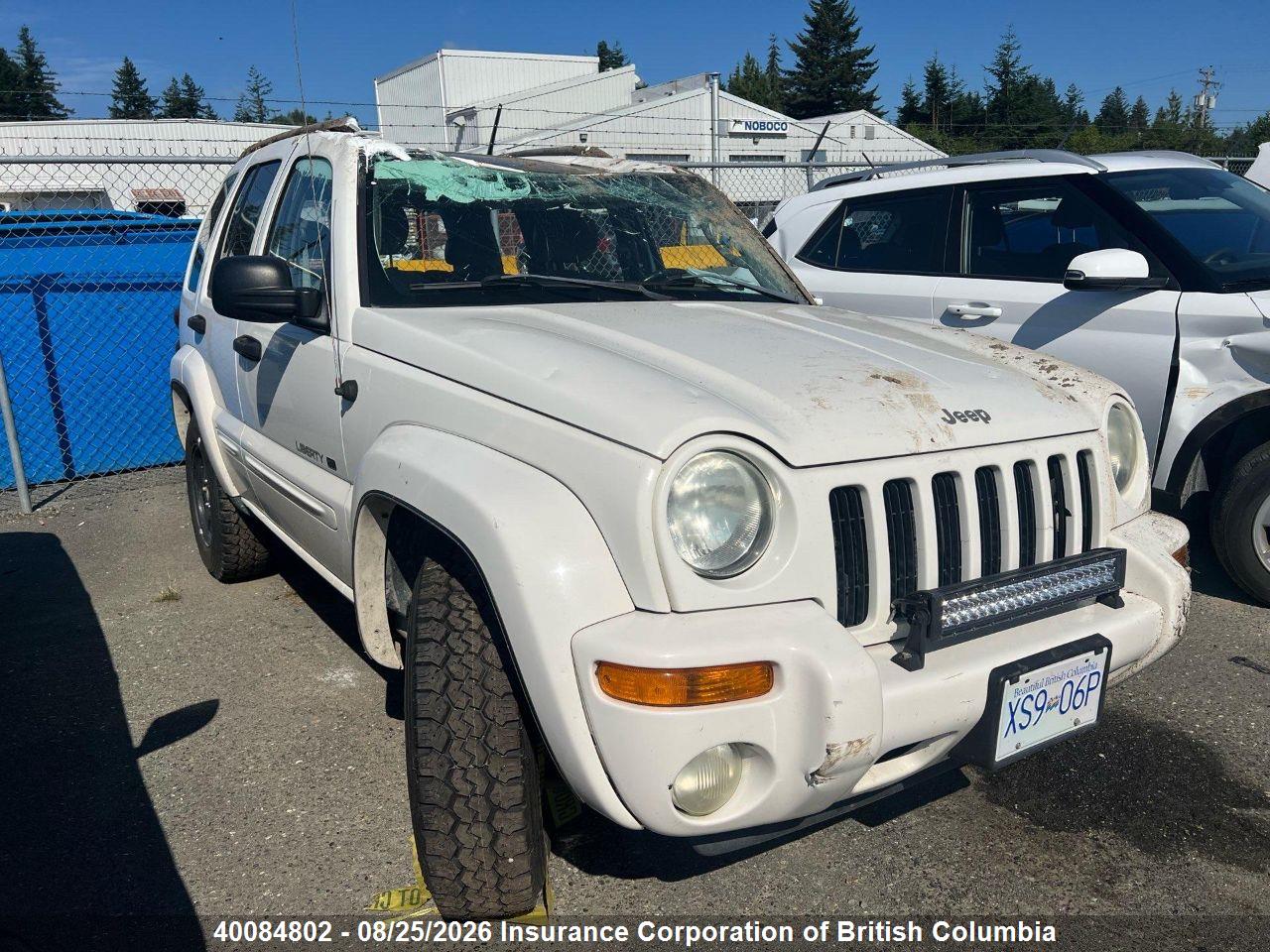 1J4GL58K73W582523 · 2003 JEEP LIBERTY LIMITED
