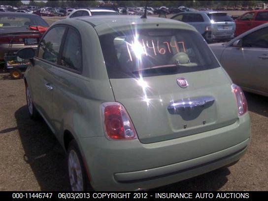 2012 FIAT 500 POP · 3/10
