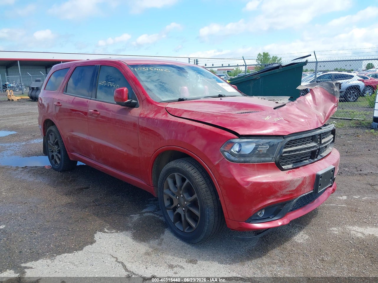 1C4RDJDG4JC****** · 2018 DODGE DURANGO GT AWD