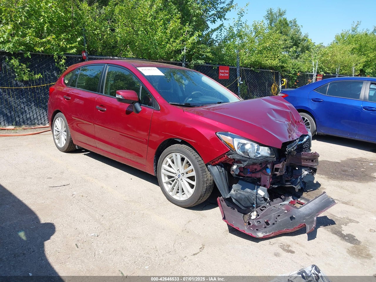 JF1GPAK65G8****** · 2016 SUBARU IMPREZA 2.0I LIMITED