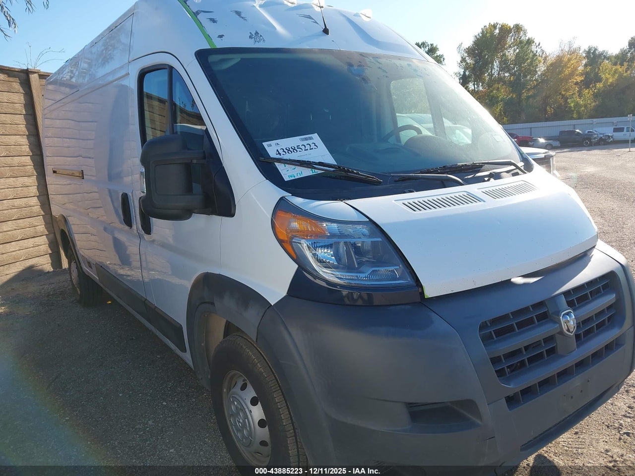 3C6TRVDG1JE****** · 2018 RAM PROMASTER 2500 HIGH ROOF 159 WB