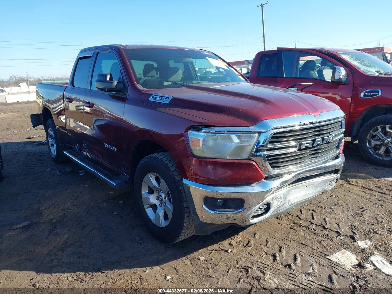 1C6SRFBT7MN****** · 2021 RAM 1500 BIG HORN  4X4 6'4 BOX