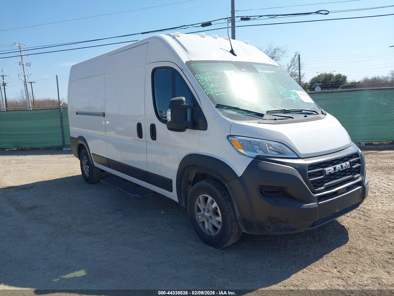 3C6LRVDG3PE****** · 2023 RAM PROMASTER 2500 HIGH ROOF 159 WB