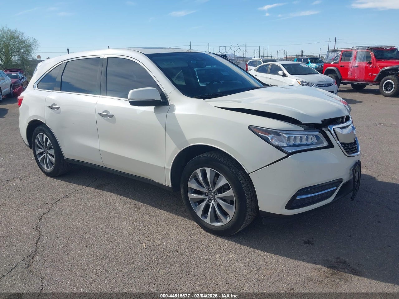 5FRYD3H47GB****** · 2016 ACURA MDX TECHNOLOGY   ACURAWATCH PLUS PACKAGES/TECHNOLOGY PACKAGE