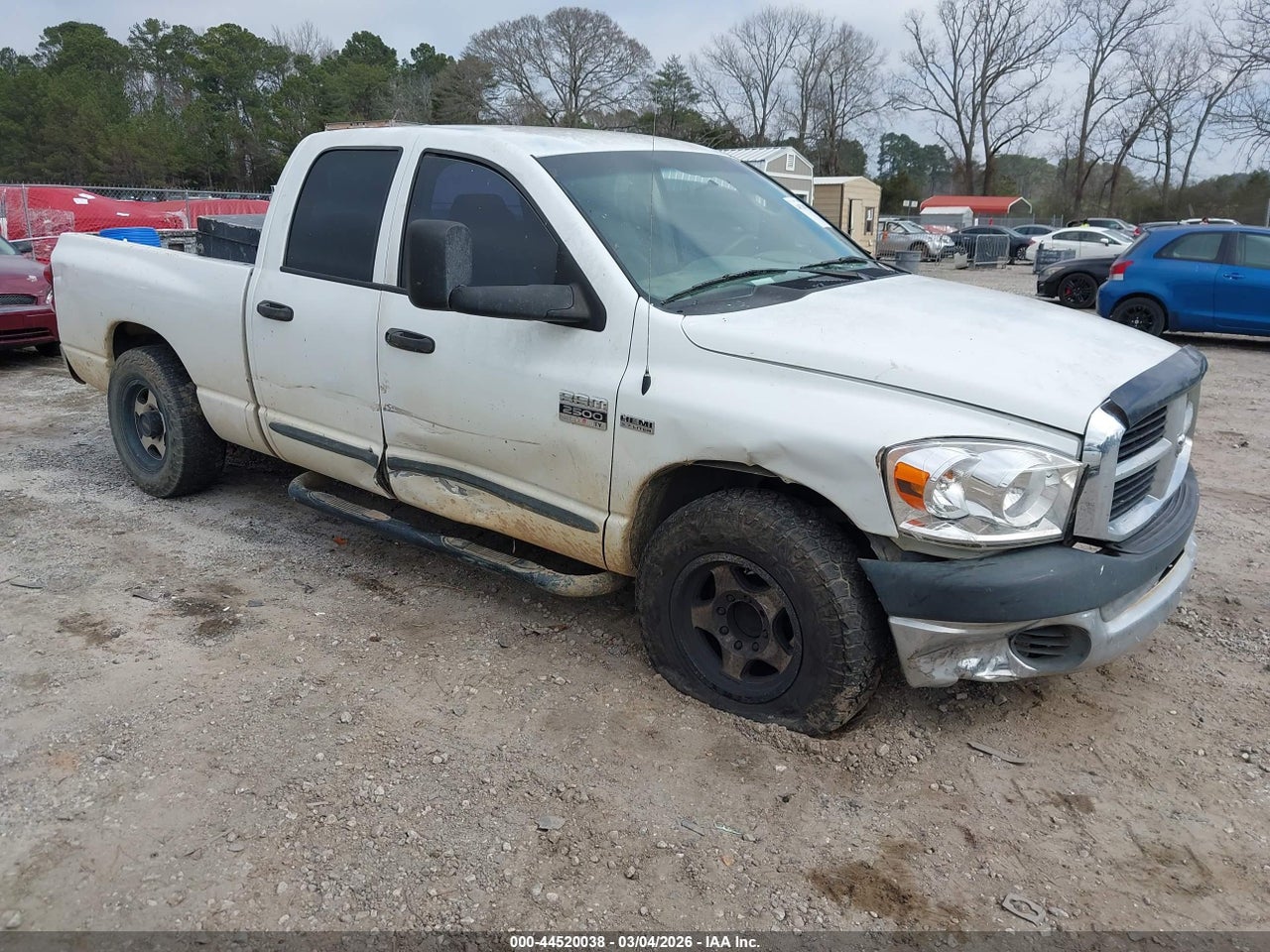 3D7KR28D57G****** · 2007 DODGE RAM 2500 ST