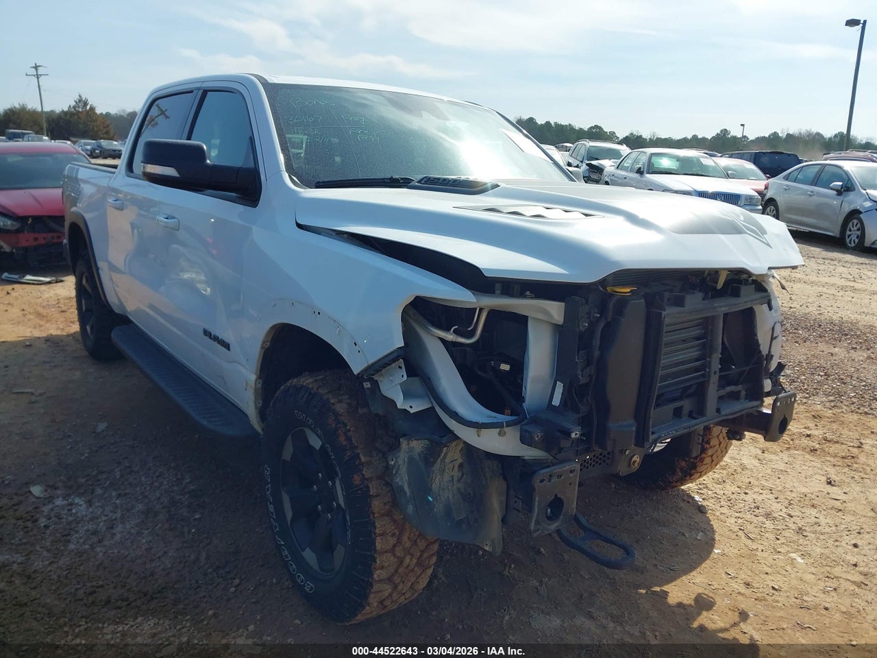 1C6SRFLT3NN****** · 2022 RAM 1500 REBEL  4X4 5'7 BOX