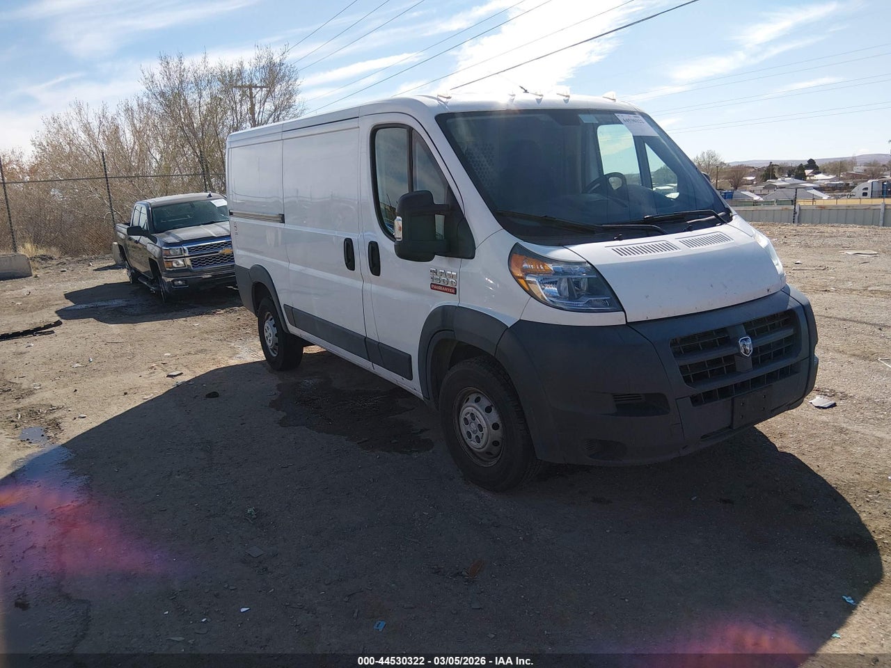 3C6TRVAGXGE****** · 2016 RAM PROMASTER 1500 LOW ROOF
