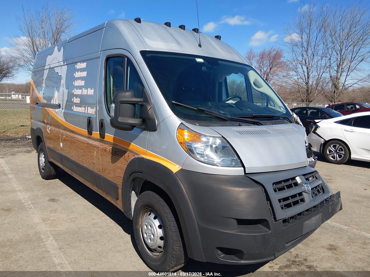 3C6TRVDG8JE****** · 2018 RAM PROMASTER 2500 HIGH ROOF 159 WB