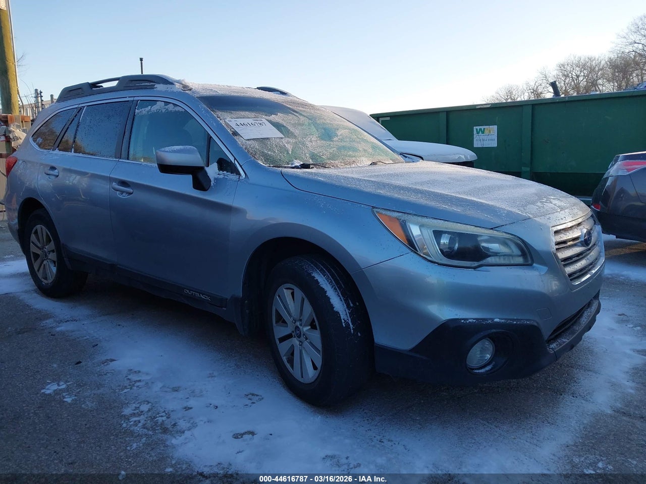 4S4BSBCC2F3****** · 2015 SUBARU OUTBACK 2.5I PREMIUM