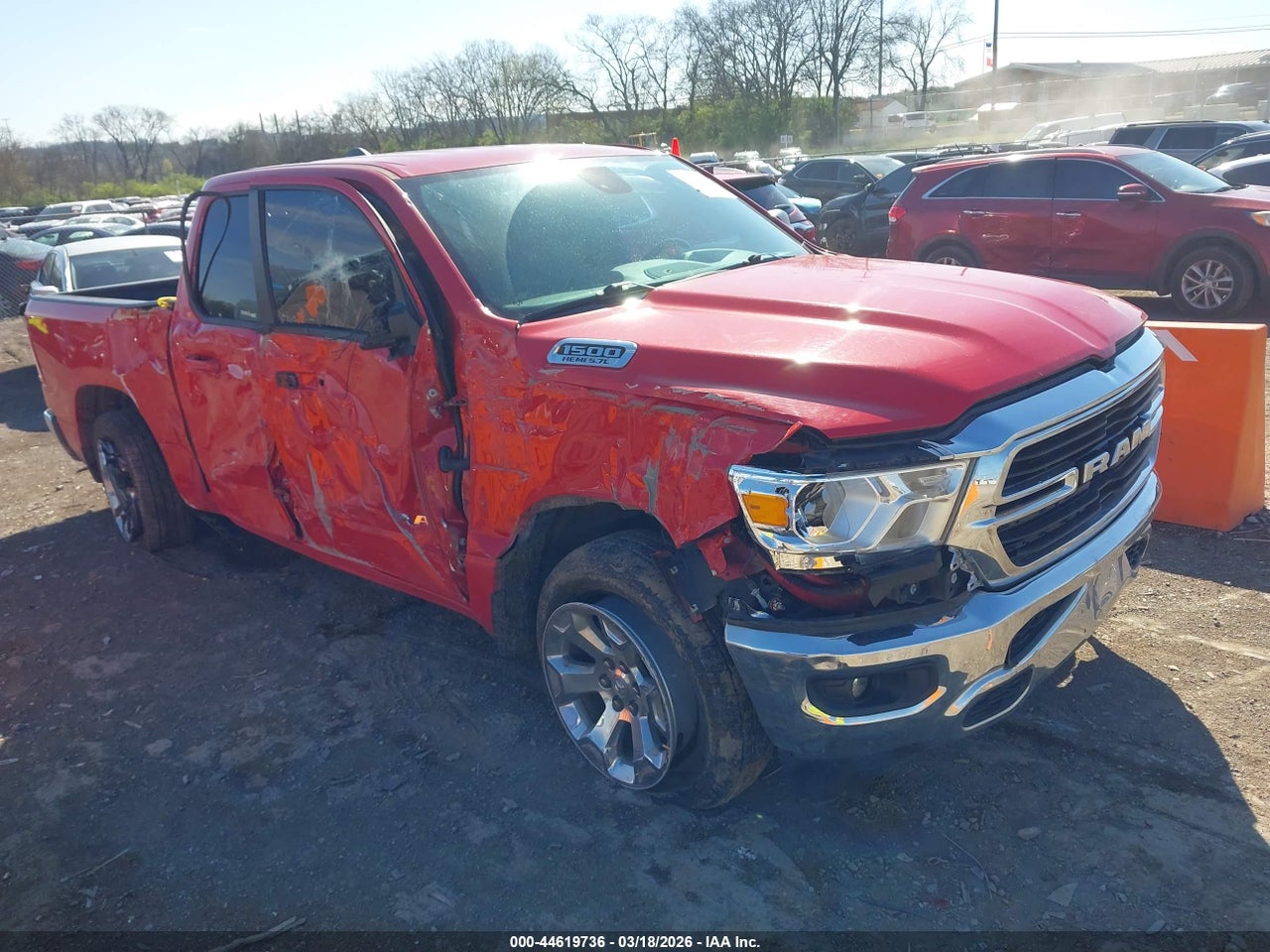 1C6SRFBT1MN****** · 2021 RAM 1500 BIG HORN  4X4 6'4 BOX
