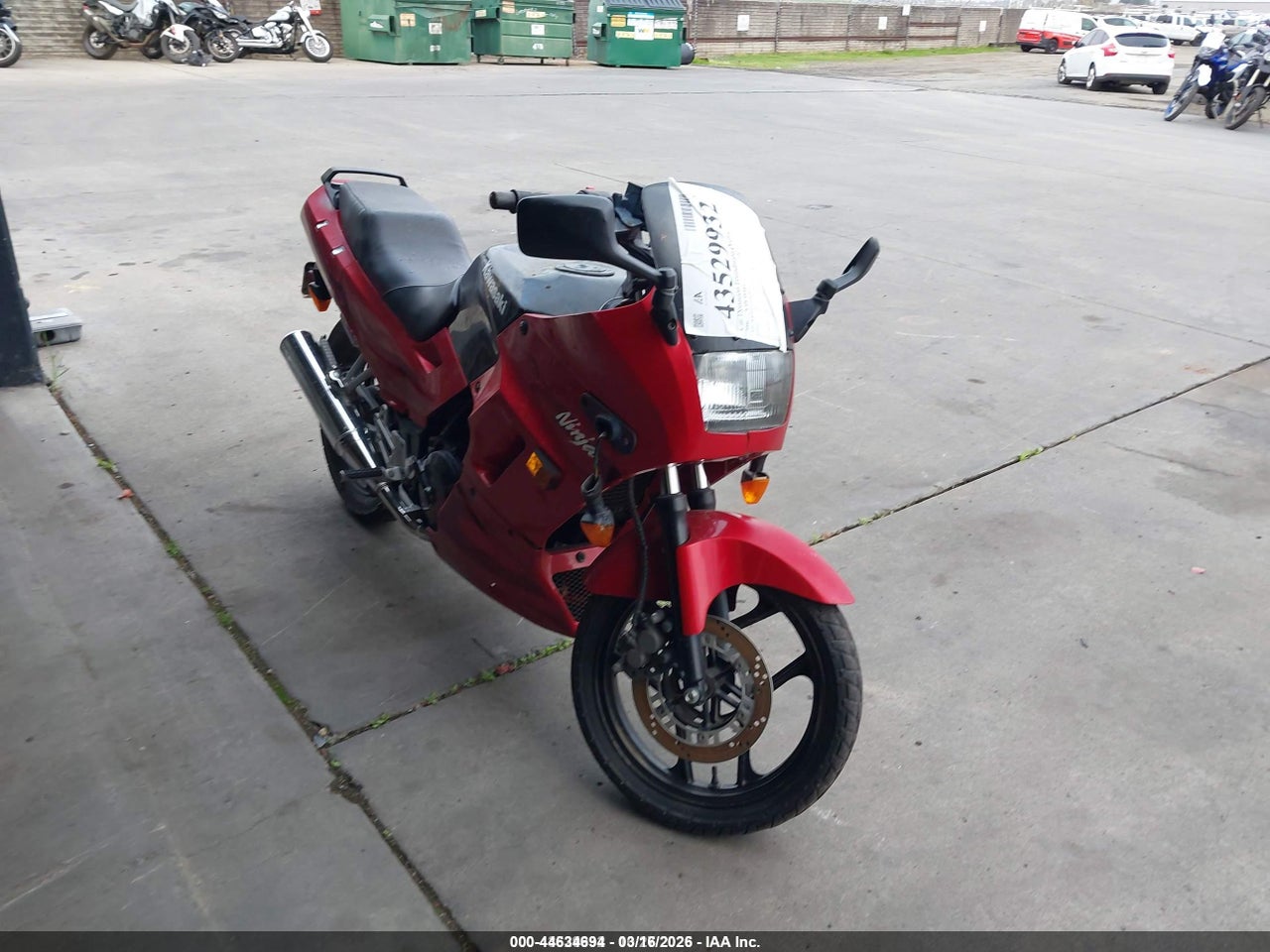 JKAEXMF116D****** · 2006 KAWASAKI EX250 F
