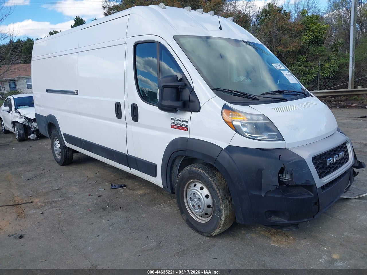3C6MRVJG0ME****** · 2021 RAM PROMASTER 3500 CARGO VAN HIGH ROOF 159 WB EXT