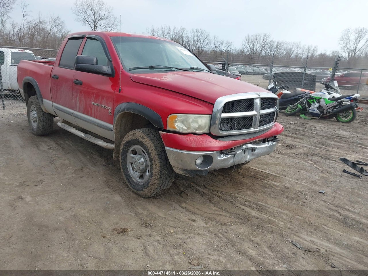 3D7KU28C44G****** · 2004 DODGE RAM 2500 SLT/LARAMIE