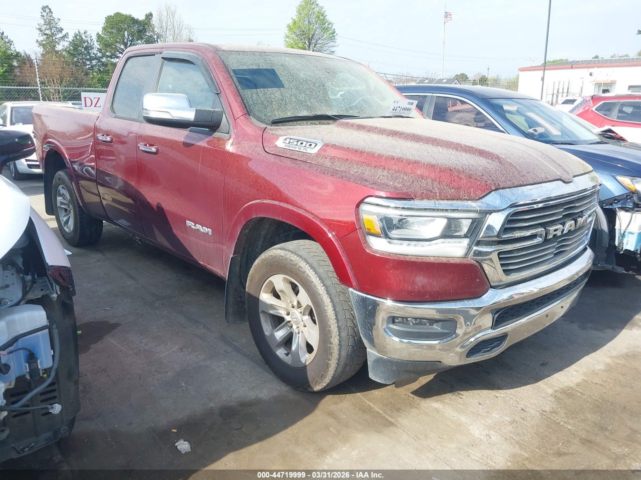 1C6SRFDT0KN****** · 2019 RAM 1500 LARAMIE  4X4 6'4 BOX
