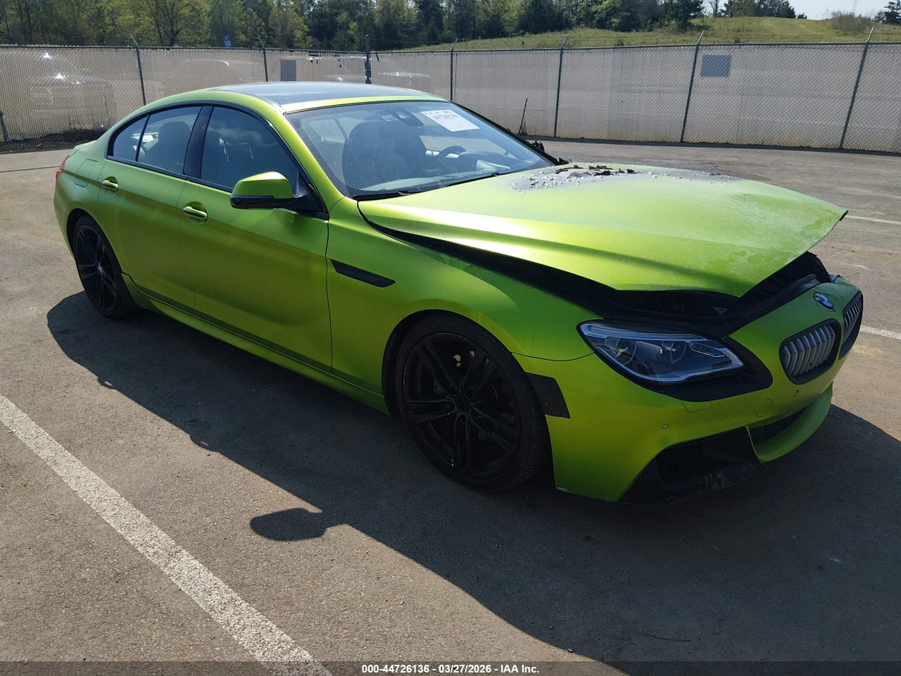 WBA6D4C50GD****** · 2016 BMW 650I GRAN COUPE