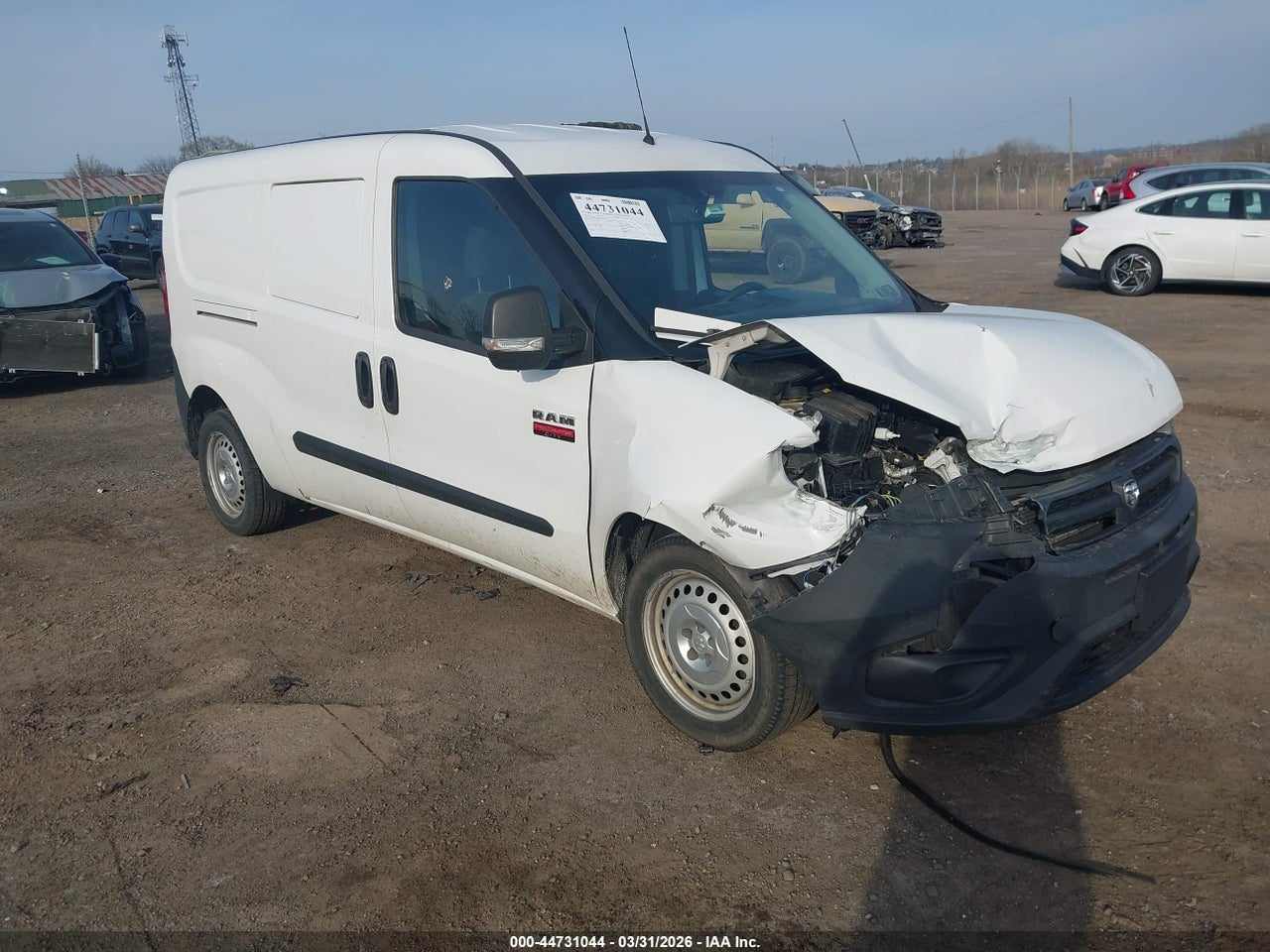ZFBERFABXJ6****** · 2018 RAM PROMASTER CITY TRADESMAN