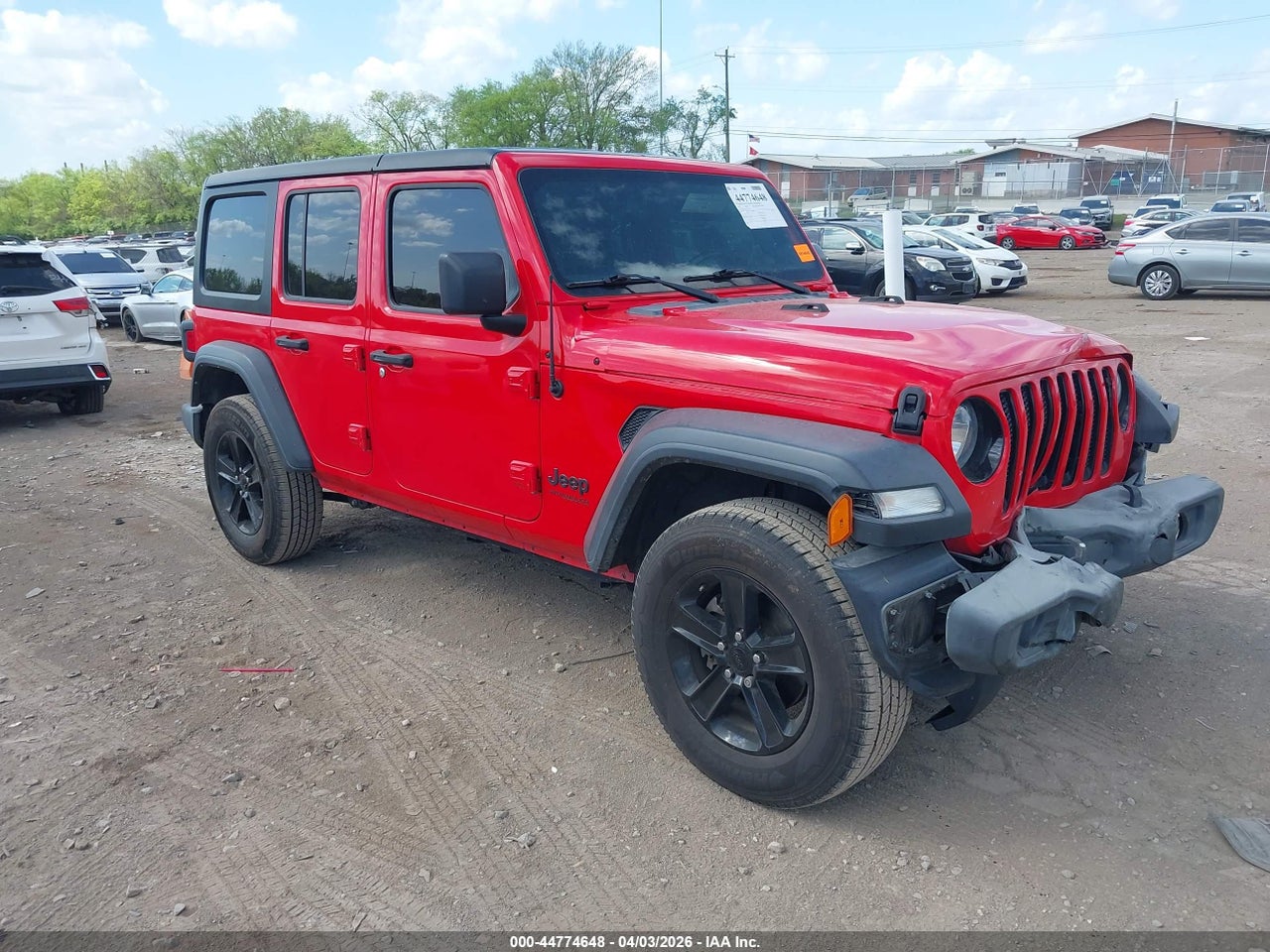 1C4HJXDN5NW****** · 2022 JEEP WRANGLER UNLIMITED SPORT ALTITUDE 4X4
