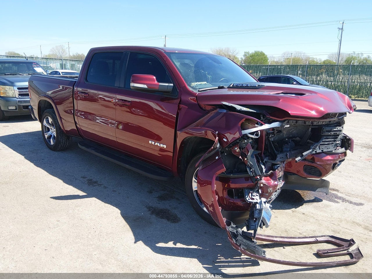1C6SRFRTXKN****** · 2019 RAM 1500 LARAMIE  4X4 6'4 BOX