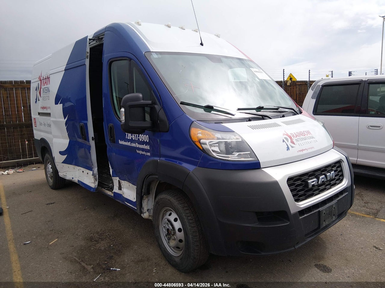 3C6LRVDG1ME****** · 2021 RAM PROMASTER 2500 HIGH ROOF 159 WB