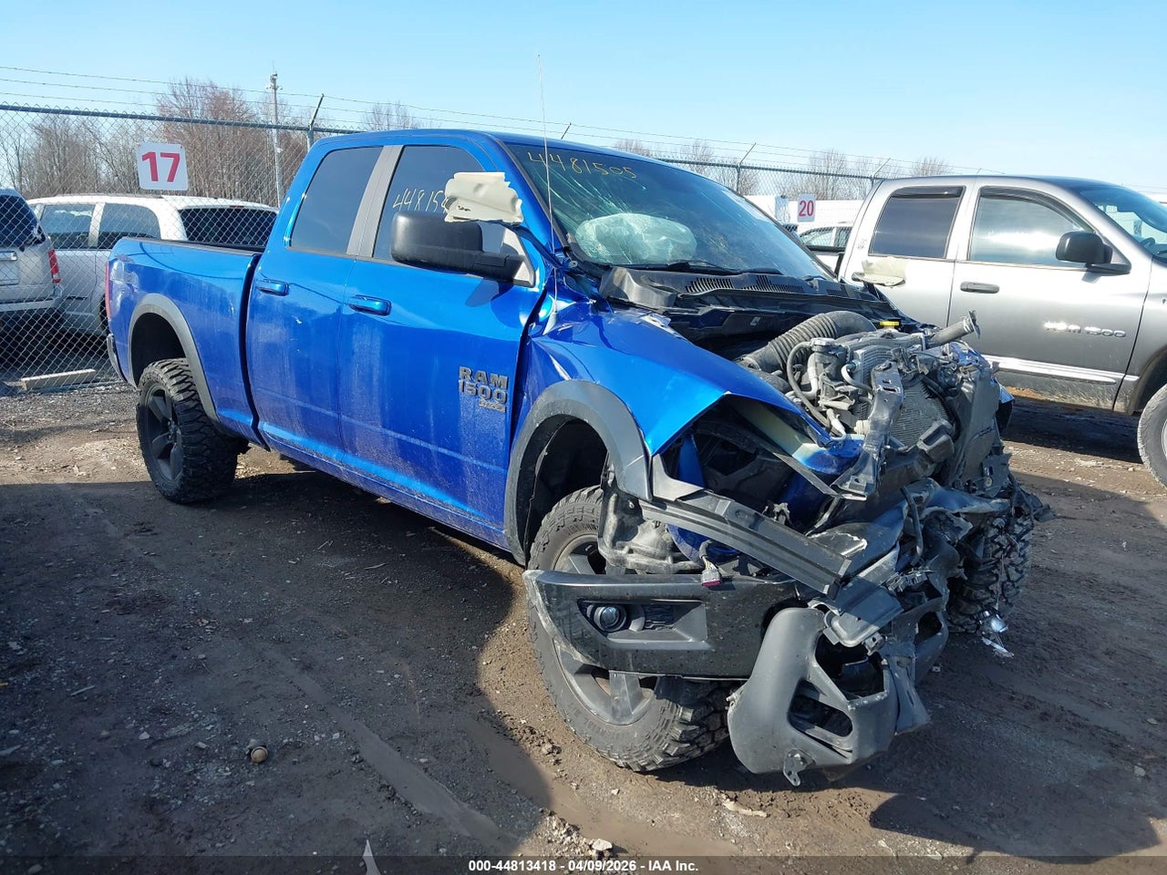 1C6RR7GT5KS****** · 2019 RAM 1500 CLASSIC WARLOCK  4X4 6'4 BOX
