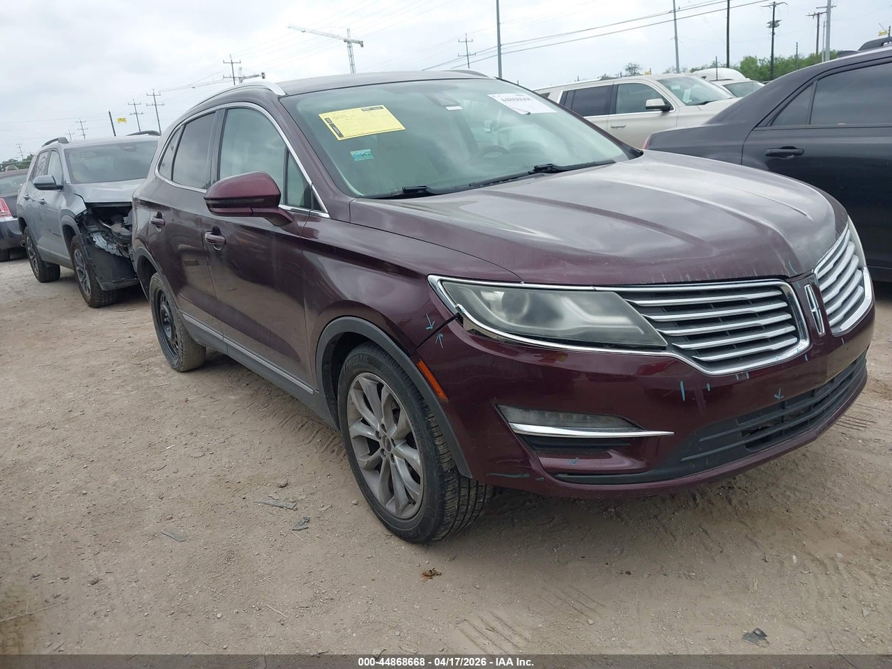 5LMCJ2C93GU****** · 2016 LINCOLN MKC SELECT