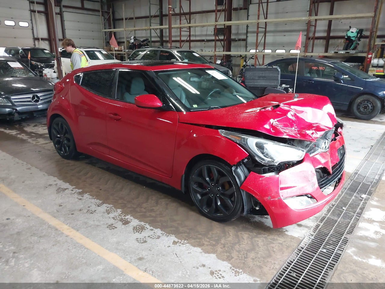 KMHTC6AD2CU****** · 2012 HYUNDAI VELOSTER BASE W/GRAY