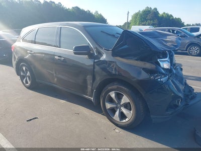 2016 ACURA MDX ACURAWATCH PLUS PACKAGE