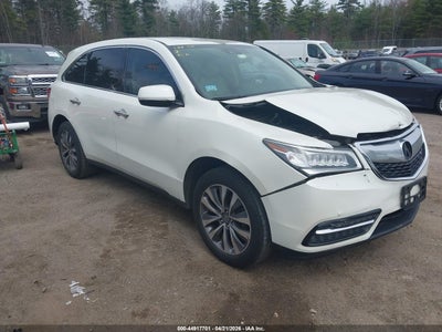 5FRYD4H68FB****** · 2015 ACURA MDX TECHNOLOGY PKG W/ENTERTAINMENT PKG
