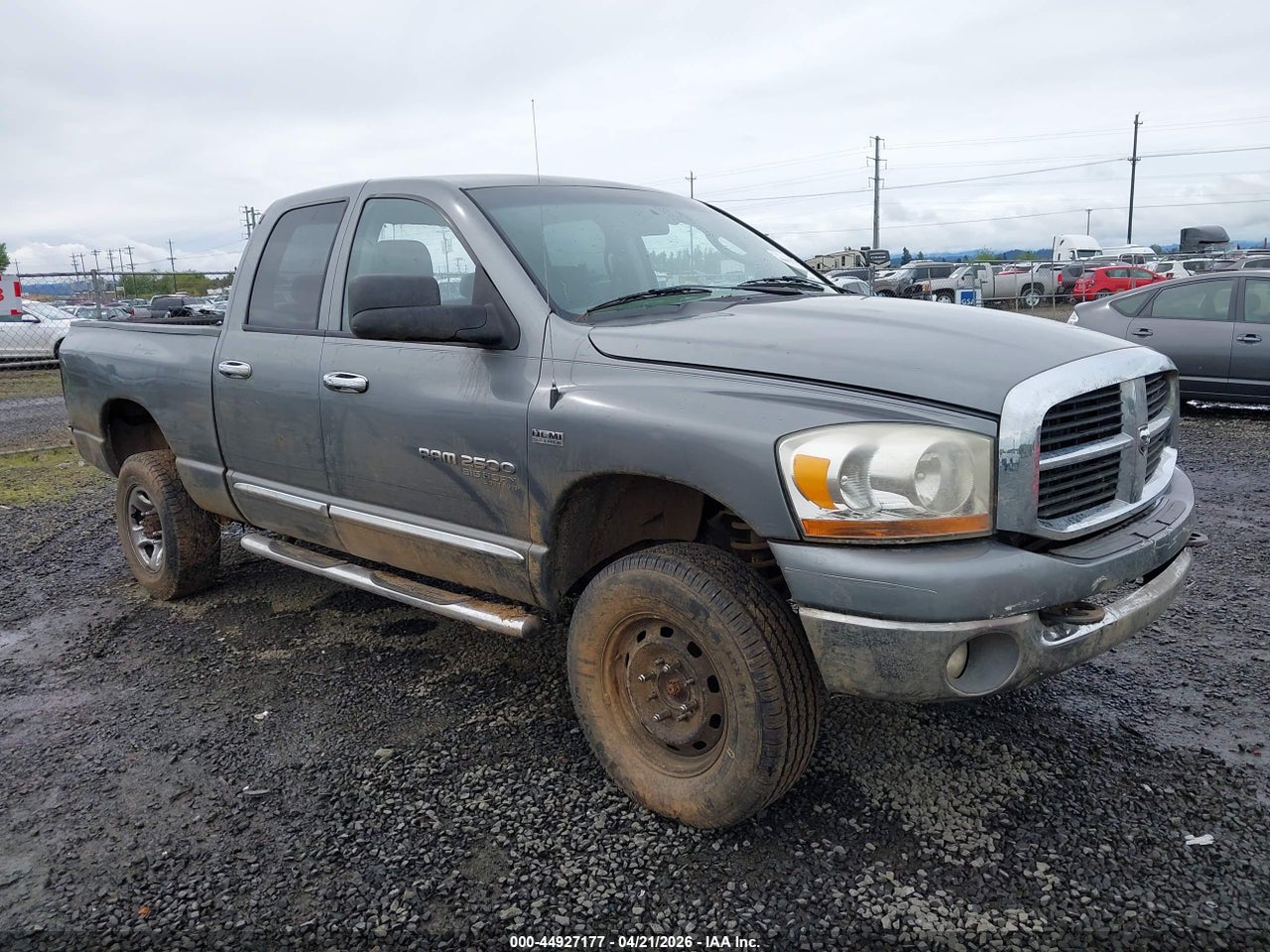 1D7KS28D76J****** · 2006 DODGE RAM 2500 SLT/TRX4 OFF ROAD/SPORT/POWER WAGON