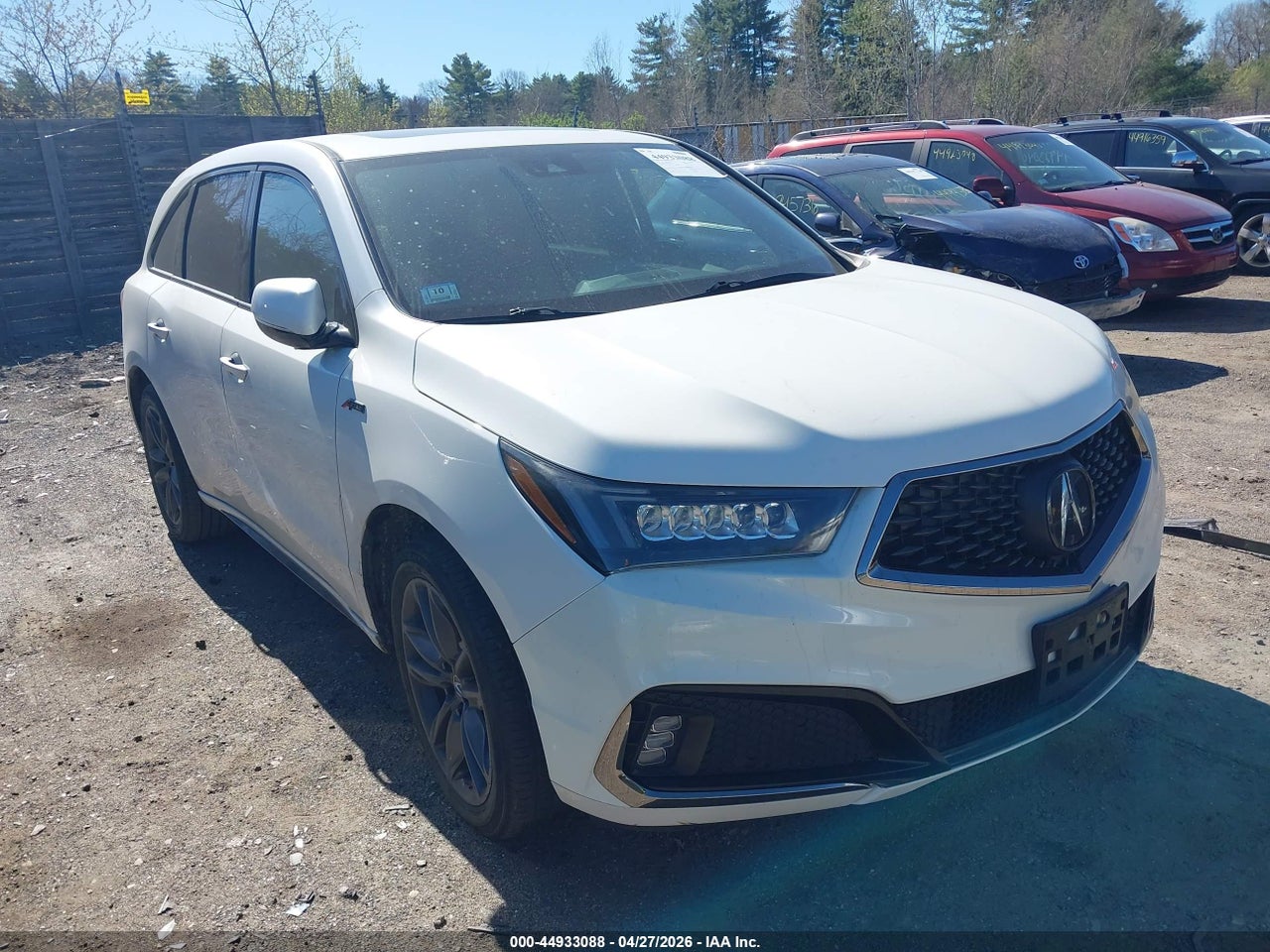 5J8YD4H04KL****** · 2019 ACURA MDX TECH   A-SPEC PKGS