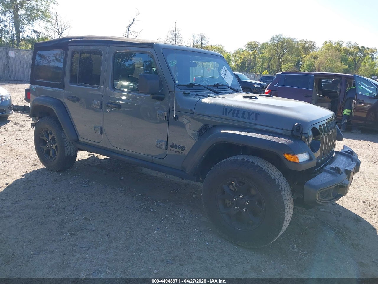 1C4HJXDG5NW****** · 2022 JEEP WRANGLER UNLIMITED WILLYS 4X4