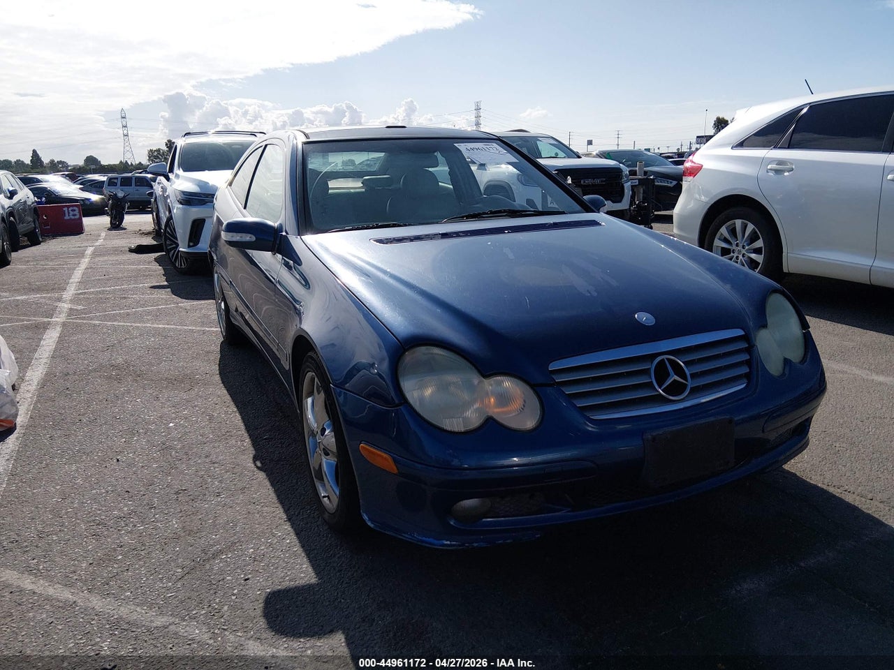 WDBRN40J23A****** · 2003 MERCEDES-BENZ C 230 KOMPRESSOR SPORT