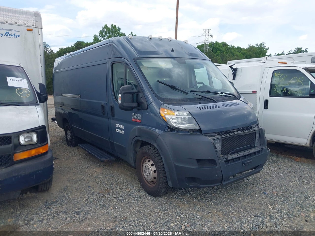 3C6URVJG8KE****** · 2019 RAM PROMASTER 3500 CARGO VAN HIGH ROOF 159 WB EXT