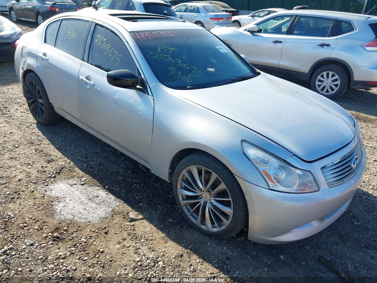 JNKBV61F98M****** · 2008 INFINITI G35X