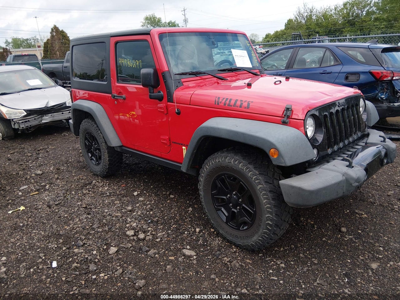 1C4AJWAG1FL****** · 2015 JEEP WRANGLER WILLYS WHEELER