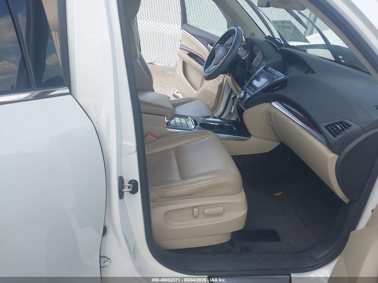 2016 ACURA MDX TECHNOLOGY   ACURAWATCH PLUS PACKAGES/TECHNOLOGY PACKAGE · 5/11