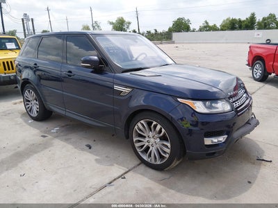 SALWR2PF5GA****** · 2016 LAND ROVER RANGE ROVER SPORT 3.0L V6 SUPERCHARGED HSE