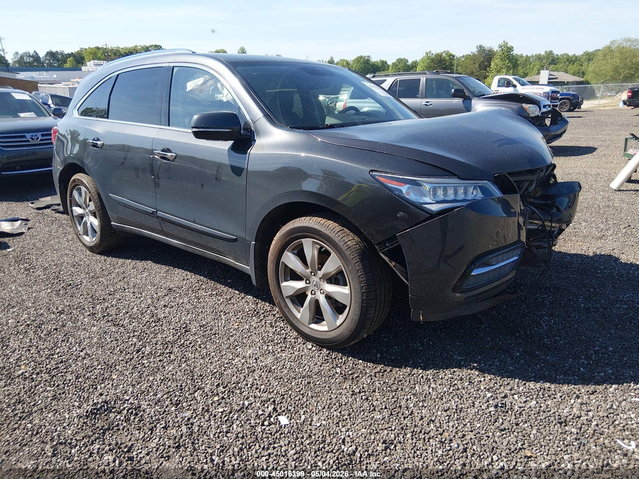 5FRYD4H85FB****** · 2015 ACURA MDX ADVANCE PKG W/ENTERTAINMENT PKG