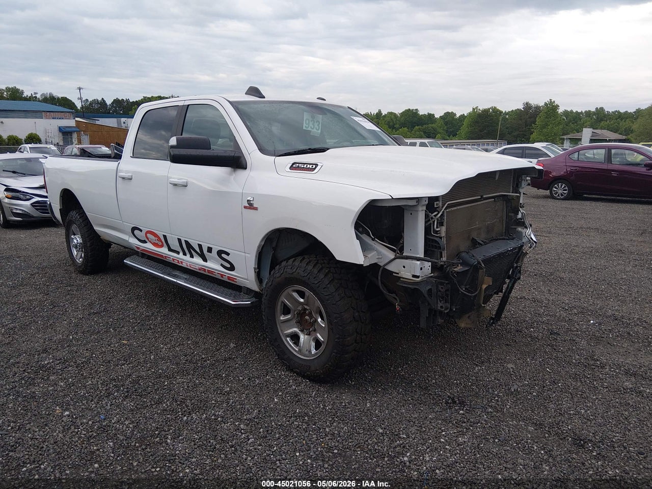 3C6UR5JL6MG****** · 2021 RAM 2500 BIG HORN  4X4 8' BOX